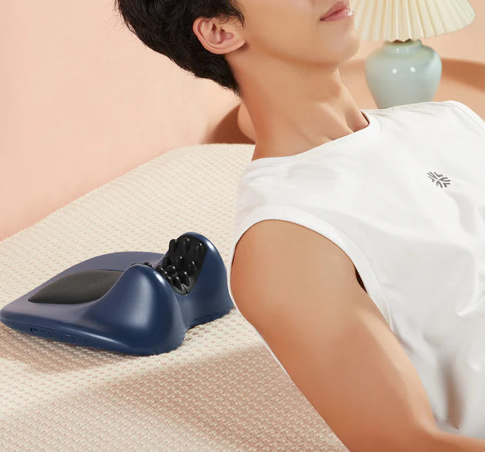 Multifunctional Neck Massager with EMS and Heat Pillow