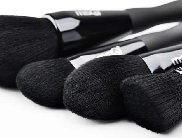 MSQ 10-Piece Black Makeup Brush Set with Magnetic Case