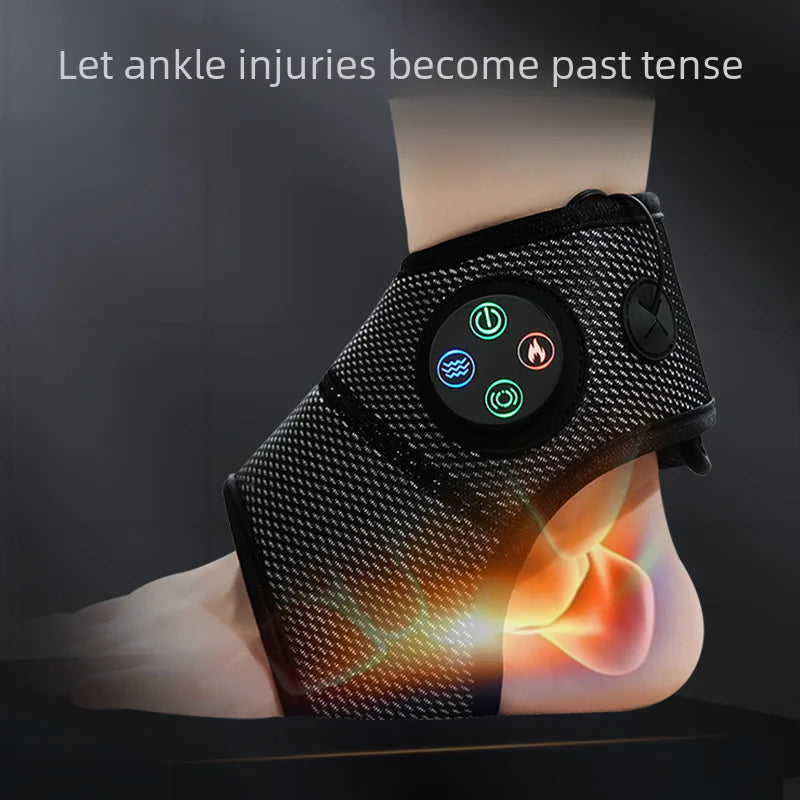Ankle Massager with Vibration and Heat Therapy Device